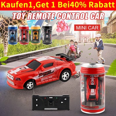 Mini RC Rennwagen Racer Auto Dosenauto RC Car LED Licht Ferngesteuert Set Kinder