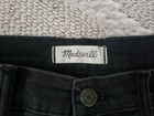 Madewell Size 31 Black 9" High Rise Skinny Stretch Denim Jeans Pants Button Fly — photo 2