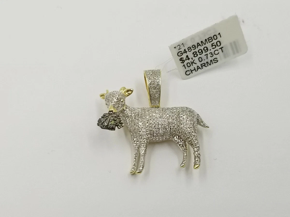 Goat on sale diamond pendant