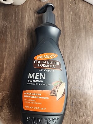 Palmer's Cocoa Butter Formula MEN Body & Face 24 HR Moisture 13.5 oz FRESH SCENT