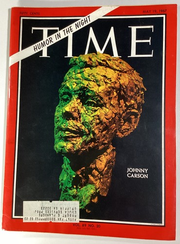 Time Magazine 1967 Rare Ads Johnny Carson Late Night Ford GM IBM Clark NCR Rico