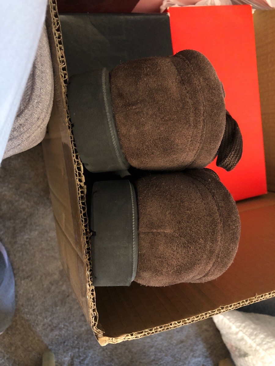 Chaussures Femme Lands' End En Daim Marron - Taille 8.5 US - Parfaites Pour La Marche Et La Randonnée