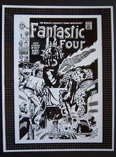 Production Art FANTASTIC FOUR #80 cover, JACK KIRBY art