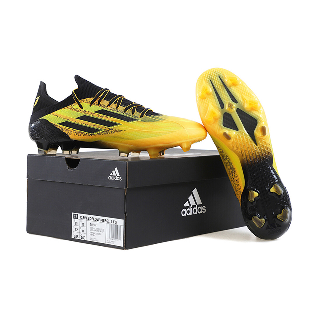 Adidas X Speedflow Messi 1 Firm Ground Cleats Men S Soccer Boots Yellow Gw7417 Ebay