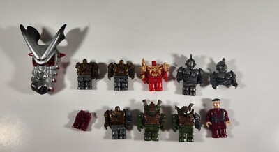 LOT OF MEGA BLOKS MIXED FIGURES & PARTS