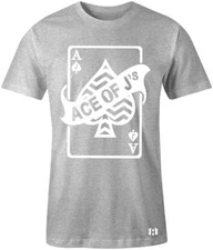 "Ace of J's" T-shirt to Match Retro Low "Cool Grey" 11's