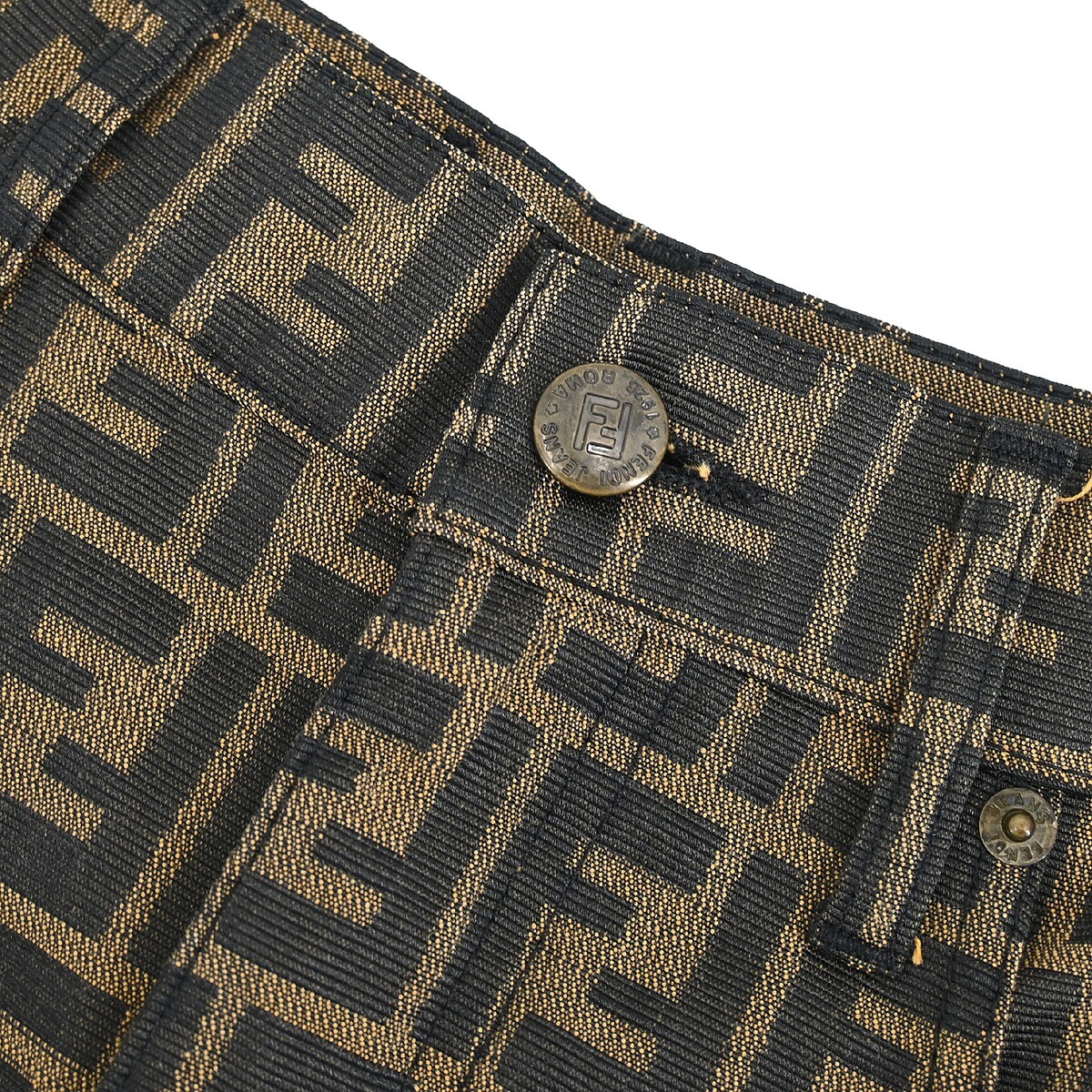 Fendi Zucca Skirt Brown #42 143019 | eBay
