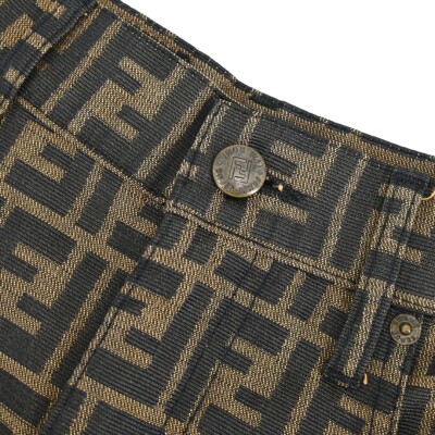 Fendi Zucca Skirt Brown #42 143019 | eBay