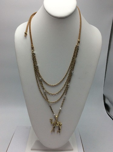 34,50 $ Lucky Brand Kamel Kette Halskette zweifarbig. #L98 - Bild 6 von 8