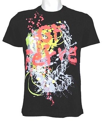 GF Ferre splash paint tee black