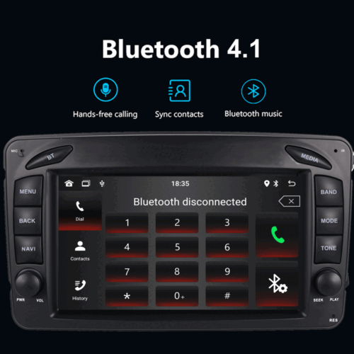 Autoradio CarPlay für Mercedes Benz C/CLK/G Klasse W203 W209 W639 W463 Navi +BT - Bild 5 von 14