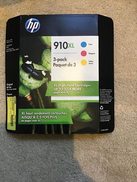HP 910XL (3YM86BN) Tri-Color Ink Cartridge for sale online | eBay