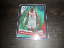 J'WAN ROBERTS 23/24 Bowman Chrome U University 1st AQUA Refractor 106/299