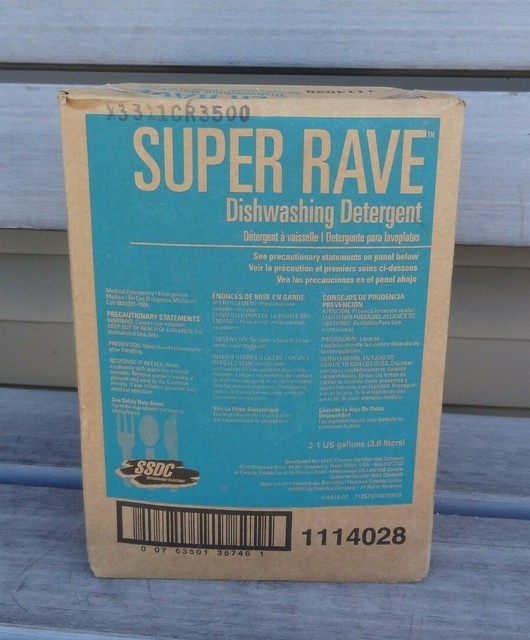 Kay SSDC Super Rave Dishwashing Detergent SnapPac 1114028 for sale ...