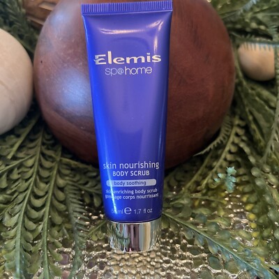 New Elemis Spa Home Skin Nourishing Body Soothing Scrub 1.7oz Travel Size