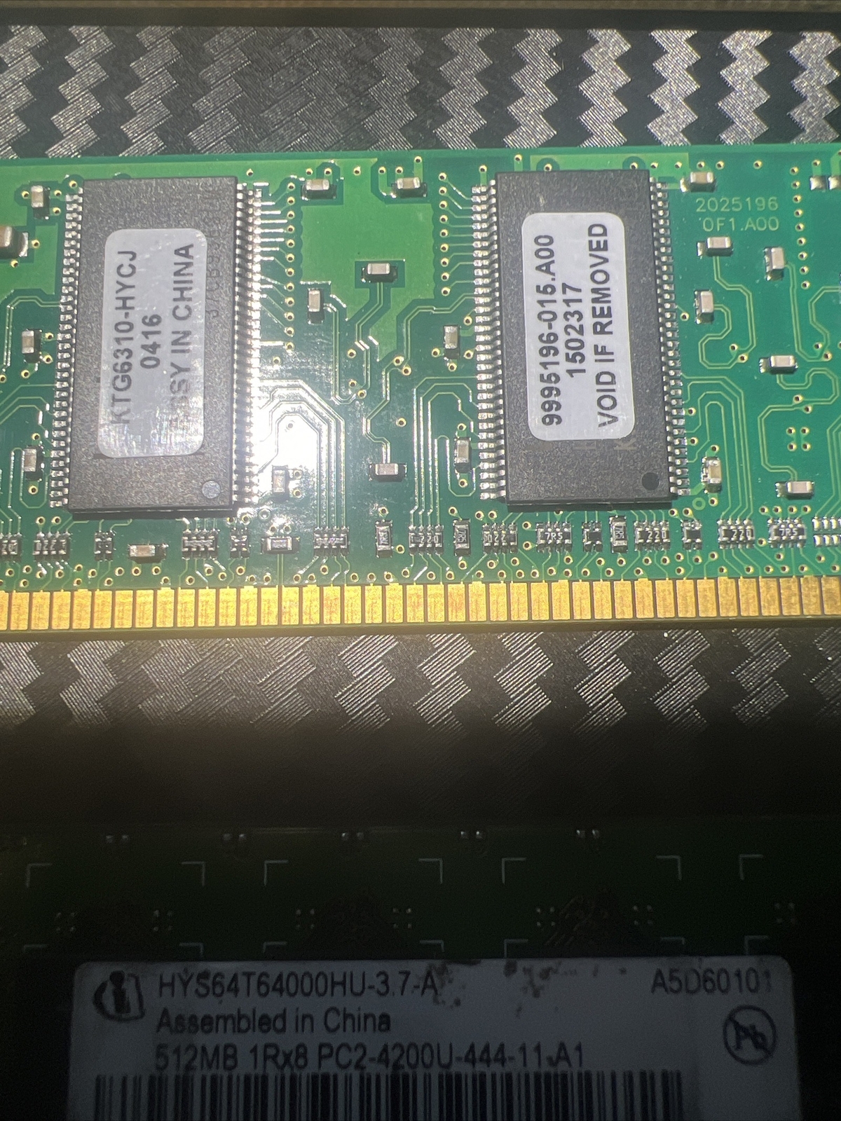 (Lot of 4) 2 GB Assorted Memory Module of 512MB each - Desktop PC RAM ...