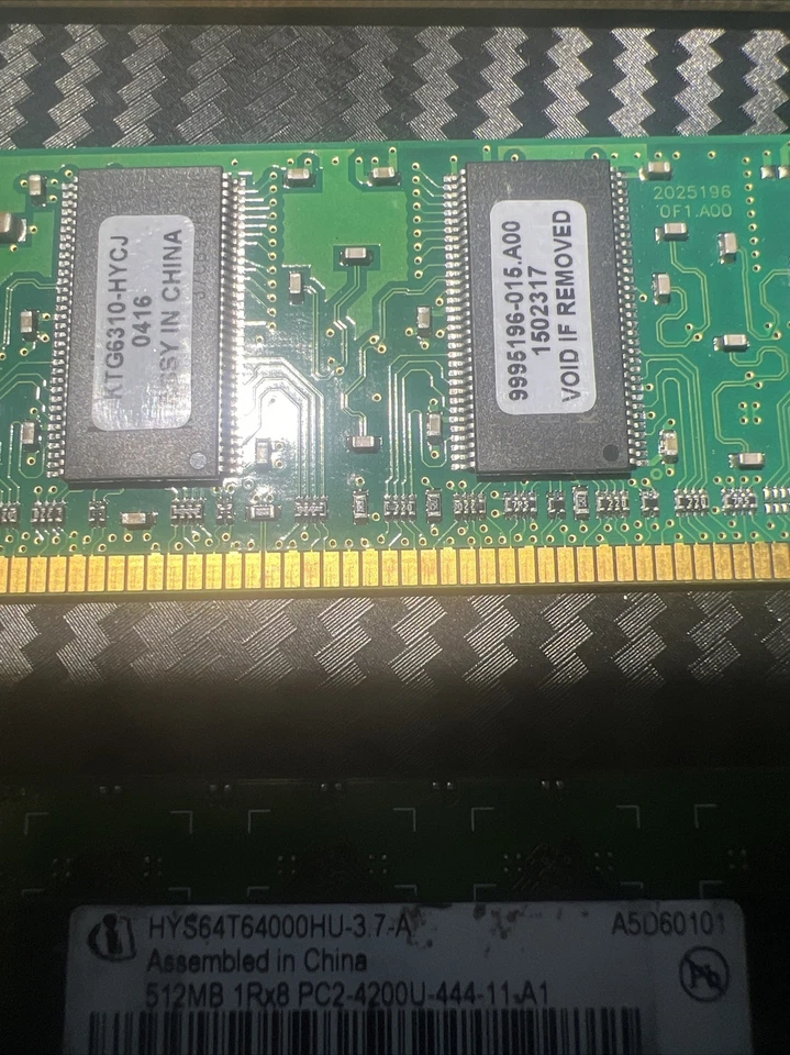 (Lot of 4)  2 GB Assorted Memory Module of 512MB each -  Desktop PC RAM - Image 4 of 4