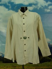 Size XL 43/44 with ruffles and embroidery great cotton costume shirt shirt TH432