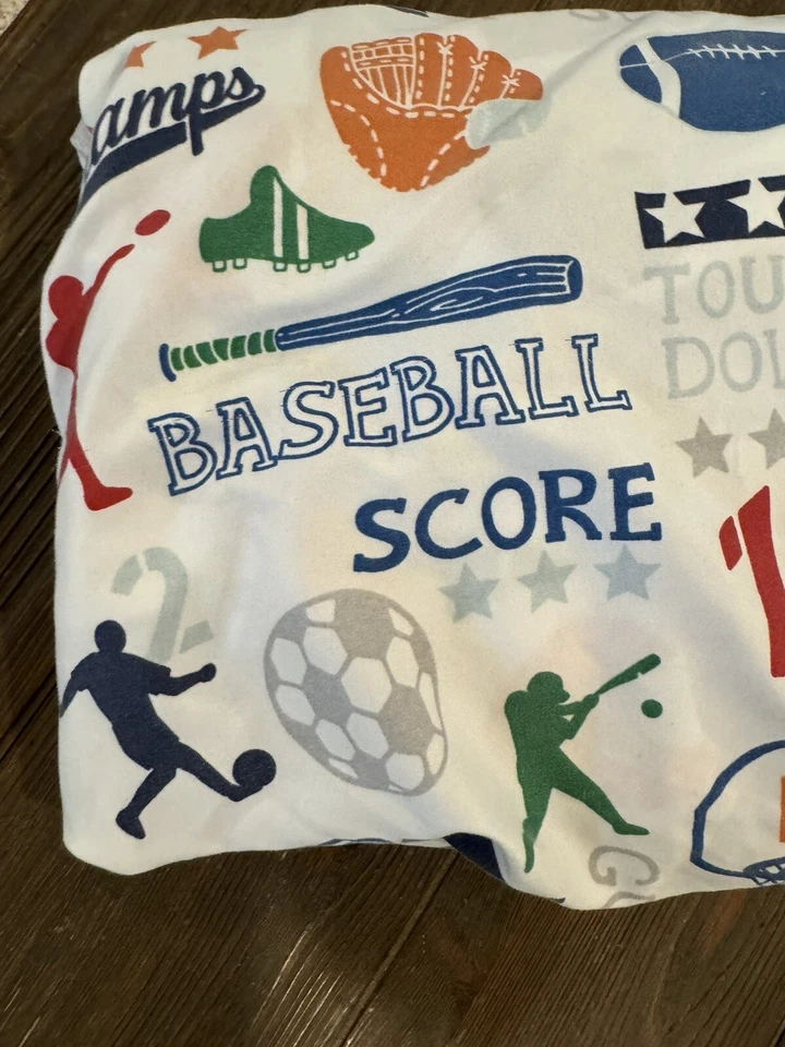 Circo Kids Twin Fitted Sheet Pillowcase Sports Theme Microfiber - Image 4 of 4