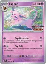 Espeon (Best Buy Exclusive) 086/197 Miscellaneous Cards & Products Holofoil