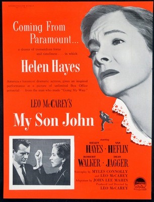 MY SON JOHN 1952 Helen Hayes, Van Heflin, Robert Walker TRADE ADVERT