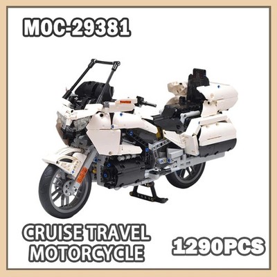 MOC-29381 Cruise travel motorcycle High tech 1:7 city sports fast racing  modula