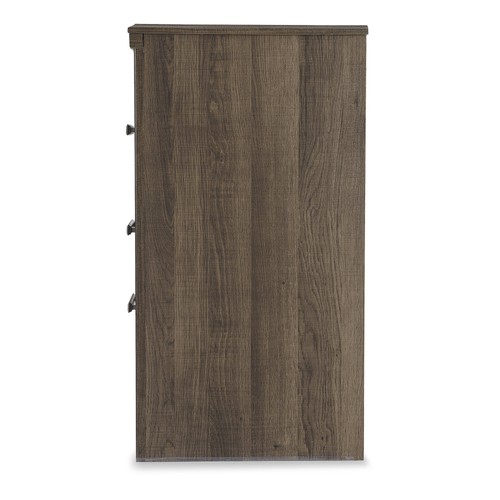 Signature Design by Ashley Casual Juararo 2 Drawer Nightstand, Dark Brown - Picture 3 of 6