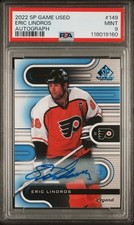 2022 SP Game Used Eric Lindros Autograph #149  Philadelphia Flyers Legend