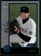 1998 Bowman Chrome #352 Mike Saipe