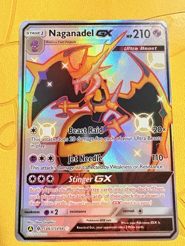 Naganadel GX SV63/SV94 Hidden Fates: Shiny Vault Holo