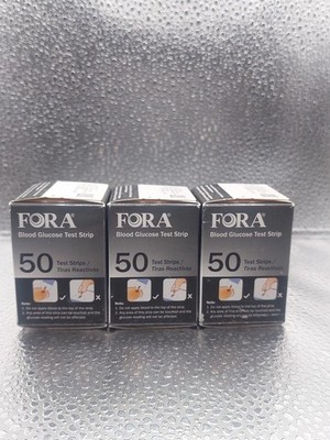 FORA Premium V10 / V30  Blood Glucose Test Strips 150 Count New Exp. 07/21/2026