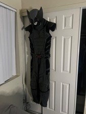 deadpool and wolverine costume comes with cowl ,base suit, belt, claws