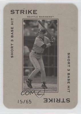 2005 Donruss Throwback Threads Strike Short 3 Base Hit 15/65 Ichiro Suzuki 0f8