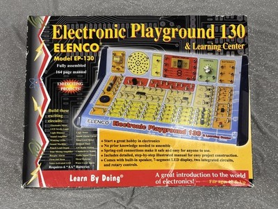 Elenco Electronic Playground 130 EP-130 Learning Center New Open Box
