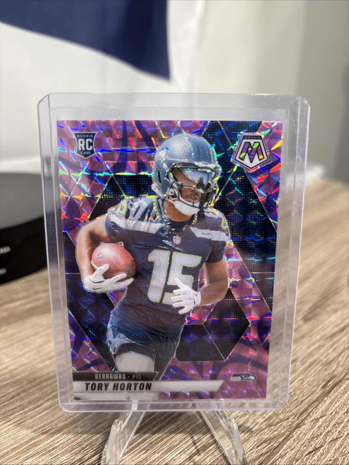 Tory Horton 2025 Mosaic Football Purple Reactive Rc #396