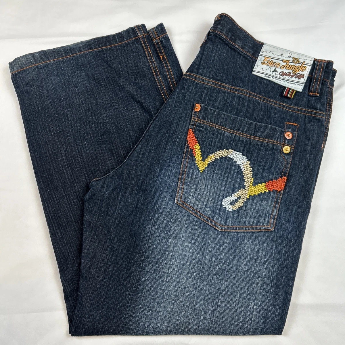 5ive Jungle Regular Size Jeans for Men for sale | eBay