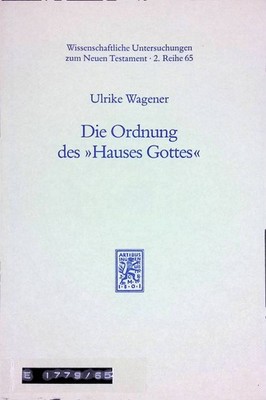 Die Ordnung des ''Hauses Gottes''. Der Ort von Frauen in der Ekklesiologie und Eth