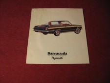 1964 Plymouth Barracuda Sales Catalog- Original