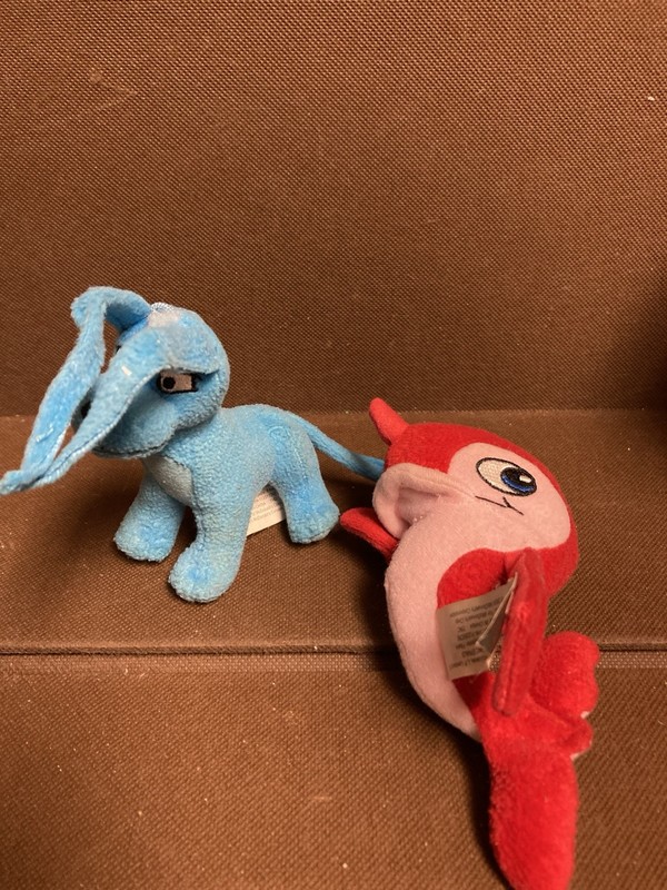 Vintage Neopets Lot 2  McDonald's Toys Plush Toy Animal