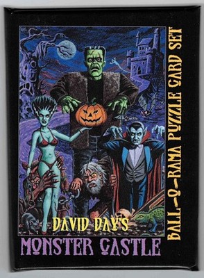 David Day's Monster Castle Ball -O- Rama Sealed Complete 9- Card Puzzle Set 2022