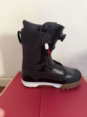 Vans Aura Pro Snowboard Boots Black/White BOA Men s 14