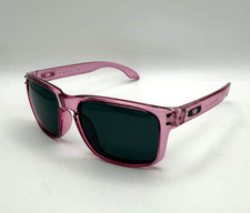 Oakley Holbrook Sunglasses Pink Frame Black Lens With Box, Case,  Accessories
