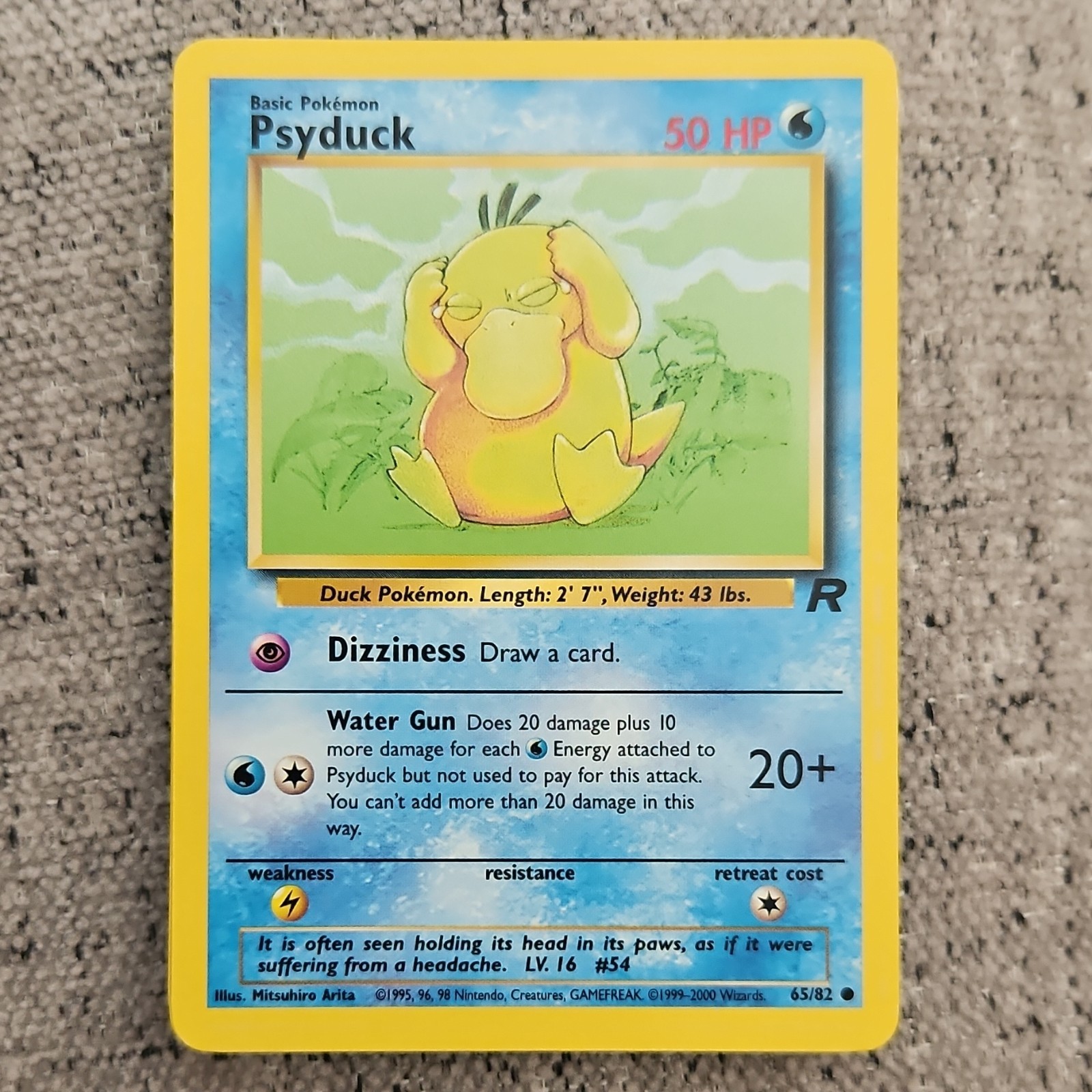 Pokémon Psyduck 88/110 Legendary Collection Regular Common Basic 50HP Duck Card