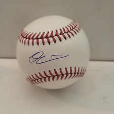 Marlins/Cubs Owen Caissie Signed OMLB Baseball- Schwartz Certified