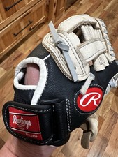 Rawlings Playmaker T-Ball Glove 10.5" Right Hand Throw PM105HCB Leather Palm