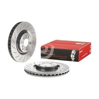 2X Brembo Bremsscheiben 344Mm Gelocht/Innenbel. Vorne Passend FÜR MERCEDES-BENZ