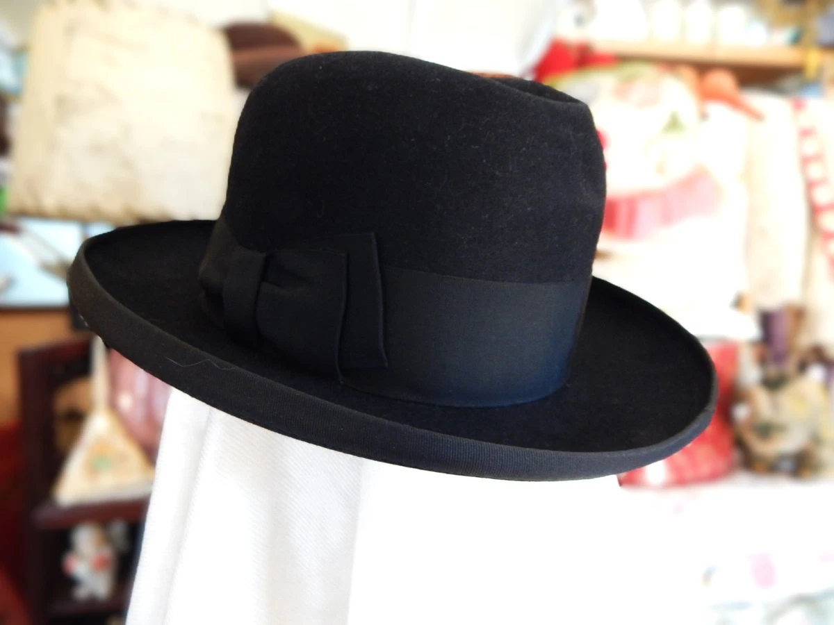 Fedora Black 1940s Vintage Hats for Men for sale | eBay