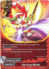 Buddyfight TCG card S-BT03/0033EN U Gar-Lens-Shield True Awakening of Deities