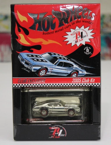Hot Wheels RLC 2005 Club Kit Car Olds 442 Redline Exclusive 2880/6000 *Silver