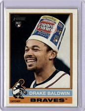 Drake Baldwin 2026 Topps Heritage Image Variation Rookie #561 Atlanta Braves